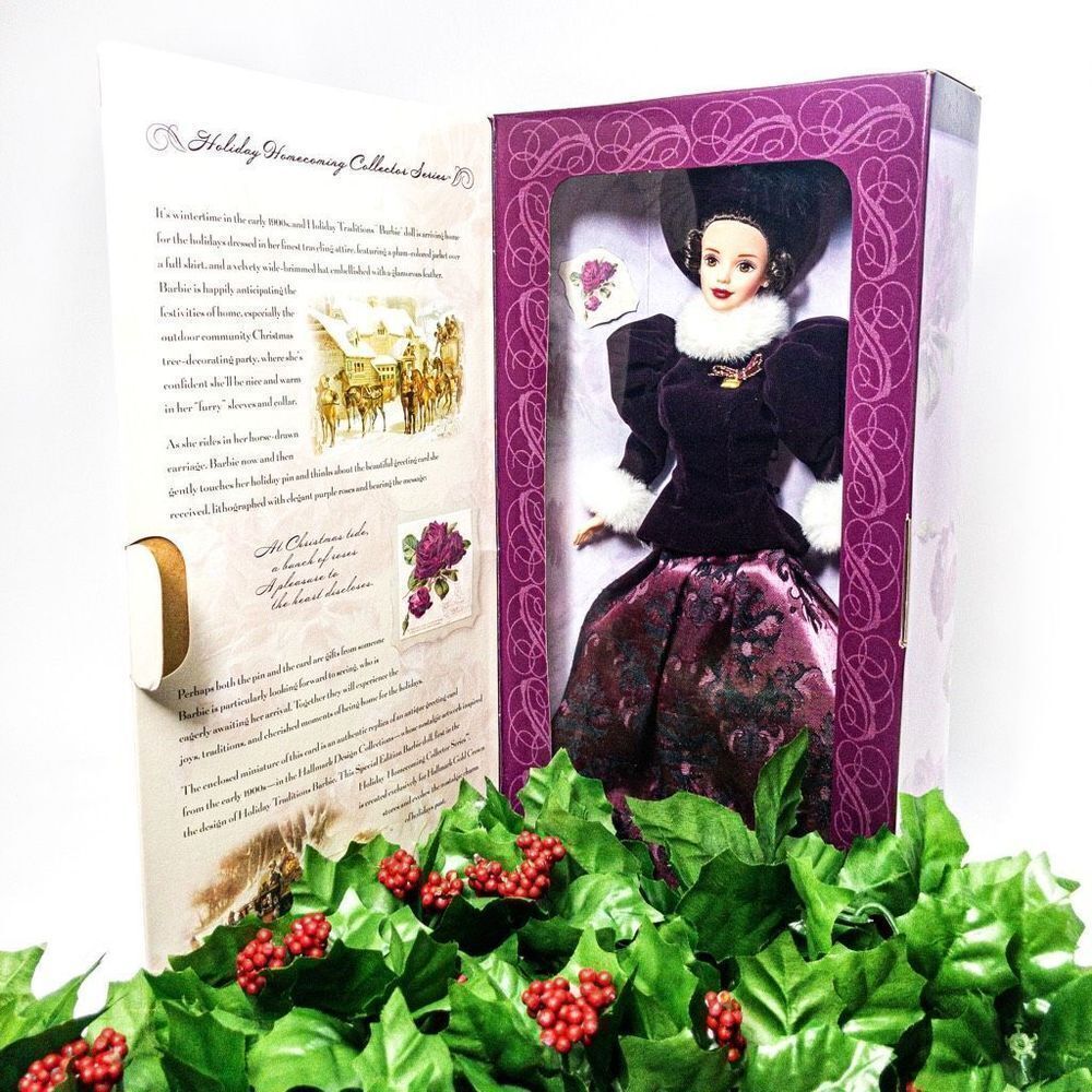 1996 Hallmark Holiday Traditions Barbie Holiday Homecoming Collector Series New